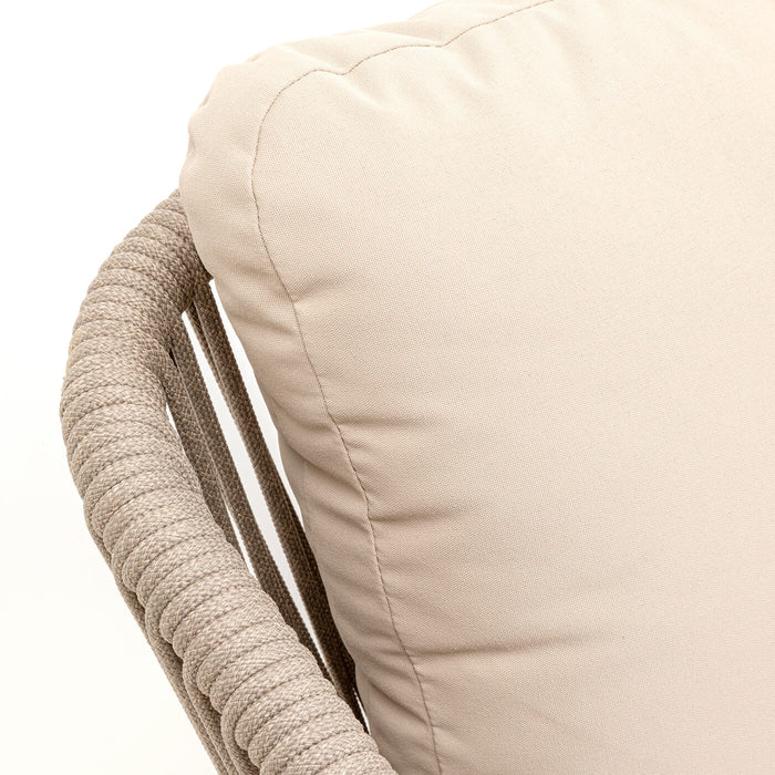 Tuinstoel met armleuningen Cyprus beige Kare Design