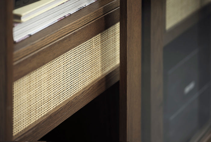 Giga Living - Vitrinekast Barrali Smoked Eiken 160cm