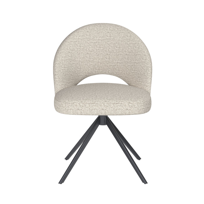 Housecraft Living Mick Eetkamerstoel Draaibaar Metaal Off-White