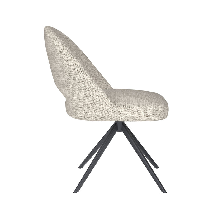 Housecraft Living Mick Eetkamerstoel Draaibaar Metaal Off-White