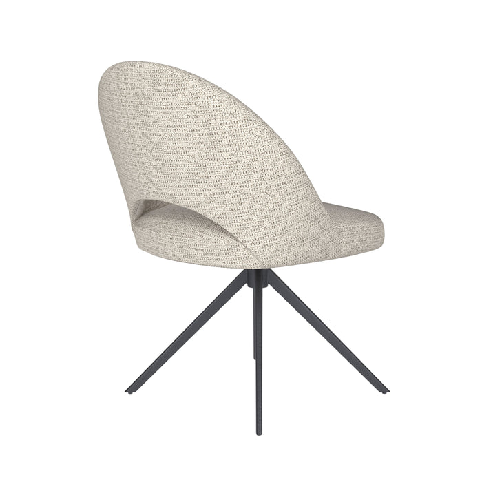 Housecraft Living Mick Eetkamerstoel Draaibaar Metaal Off-White