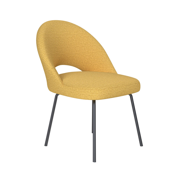 Housecraft Living Mick Eetkamerstoel Metaal Okergeel