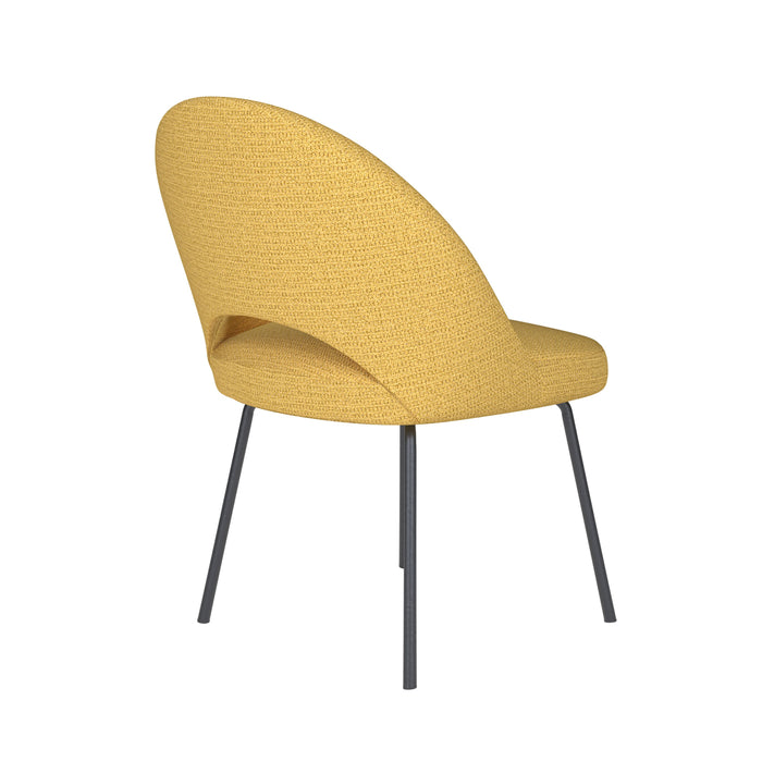 Housecraft Living Mick Eetkamerstoel Metaal Okergeel