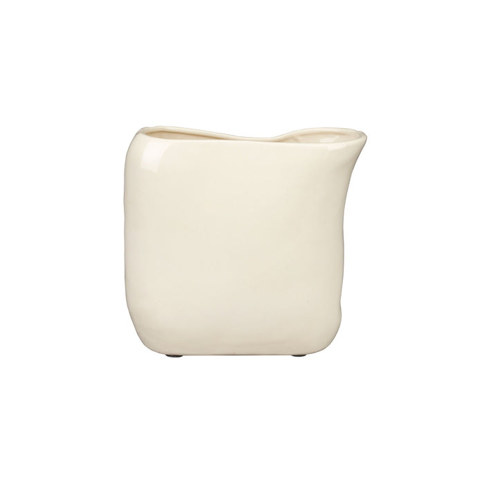 Dutchbone Edna Vaas 18 cm Beige