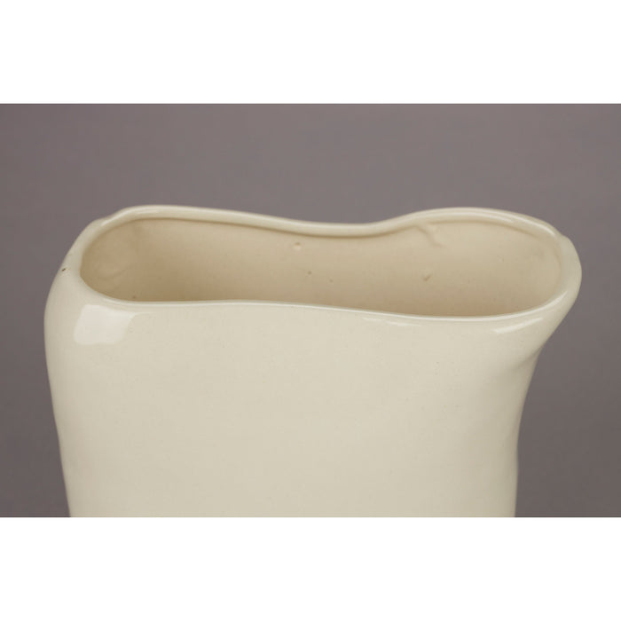 Dutchbone Edna Vaas 18 cm Beige