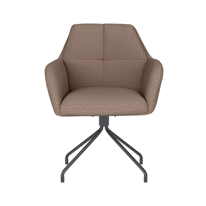 Housecraft Living Pete Eetkamerstoel Draaibaar Metaal Spider Taupe