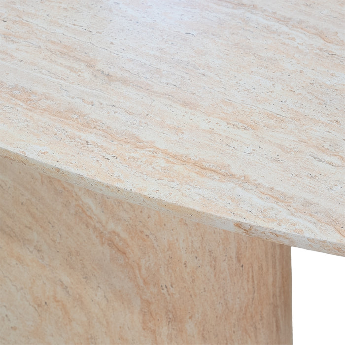 Giga Meubel - Tuintafel Ovaal - Naturel Travertin - 300x100x74cm - Myrna