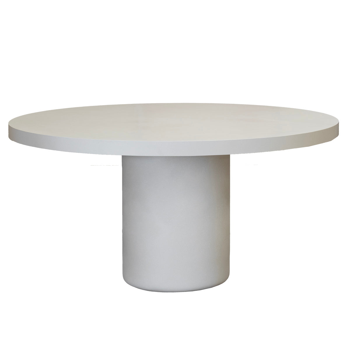 Giga Meubel - Tuintafel Rond 150cm - Beige Eco Composiet - Betonlook - Eden