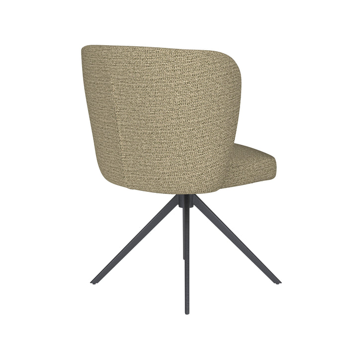 Housecraft Living Stan Eetkamerstoel Draaibaar Metaal Pistache groen