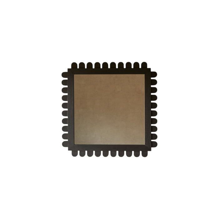 Tikamoon - Spiegel in mindihout 92x92 cm Luca