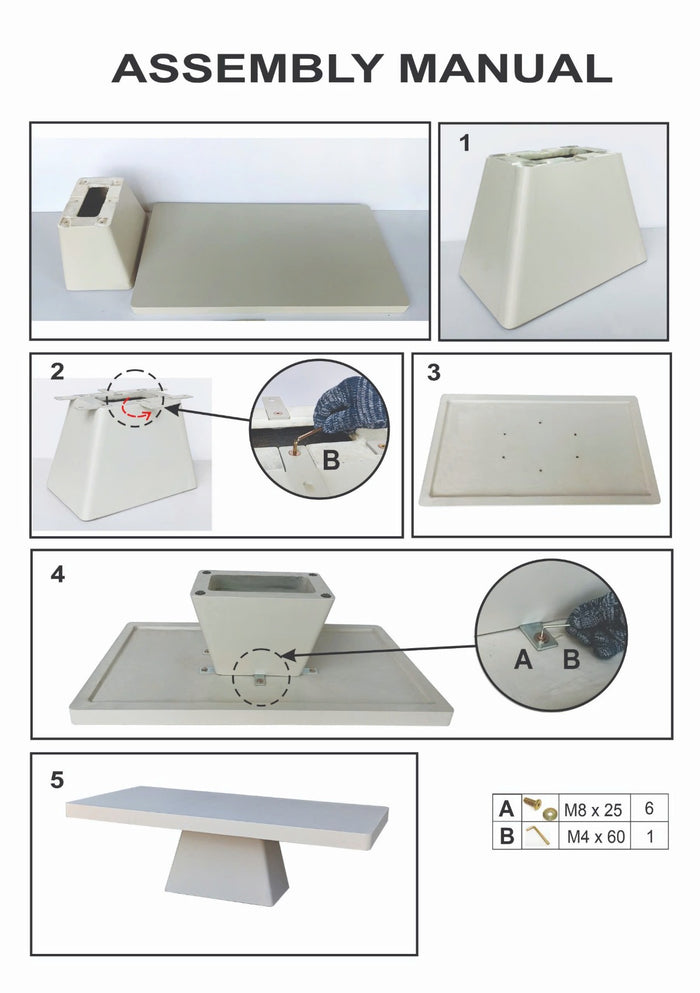 Giga Meubel - Tuintafel Rechthoek 160cm - Wit Eco Composiet - Avia