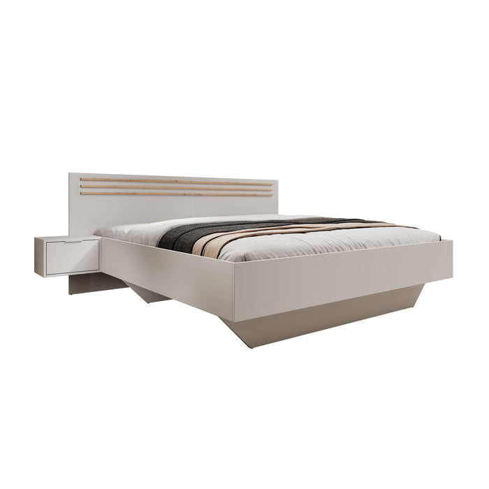 Meubella - Tweepersoonsbed Franklin - Wit - 180x200 cm