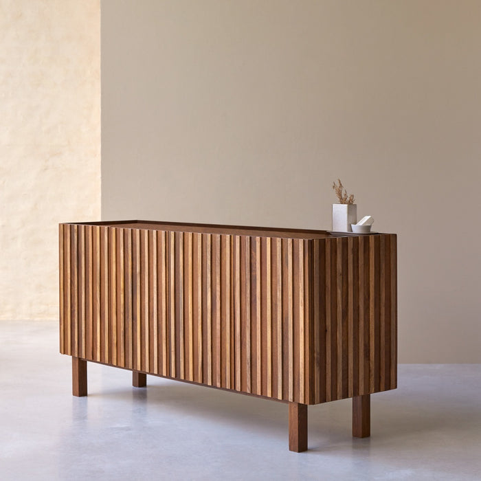 Tikamoon - Opbergmeubel Milo in mangohout 164 cm