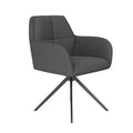 Housecraft Living Pete Eetkamerstoel Draaibaar Metaal Grijs