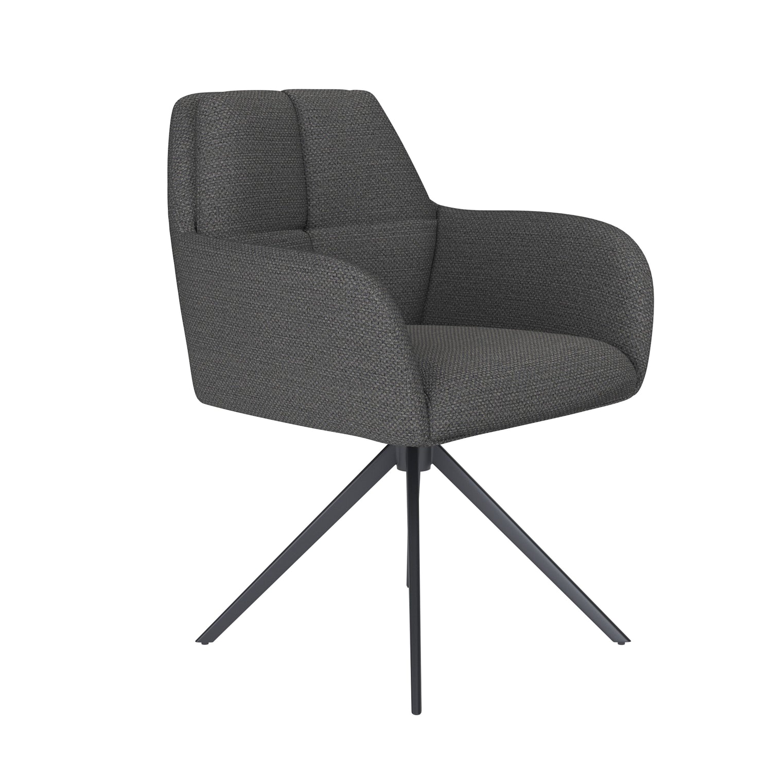 Housecraft Living Pete Eetkamerstoel Draaibaar Metaal Grijs