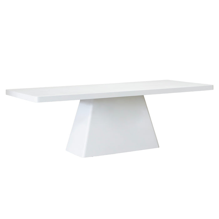 Giga Meubel - Tuintafel Rechthoek 240cm - Wit Eco Composiet - Avia