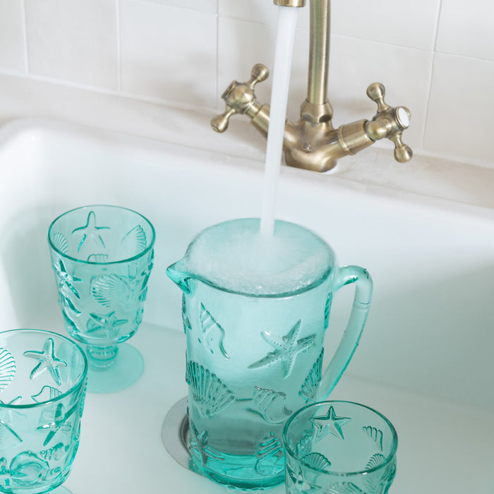 J-Line waterkan Zee - glas - azuur