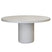 Giga Meubel - Tuintafel Rond 120cm - Beige Eco Composiet - Betonlook - Eden