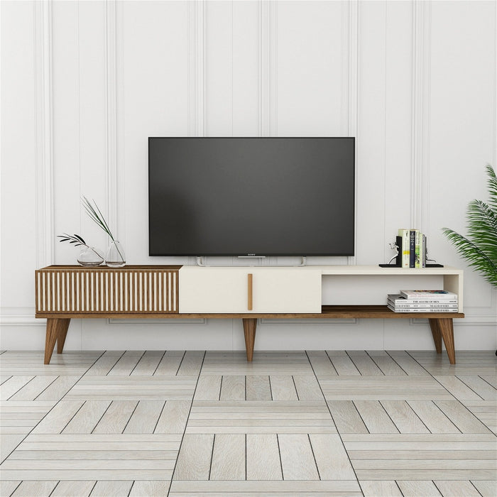 Giga Meubel - Tv-meubel Crème Hout - 180x35x40cm - Milan Alt