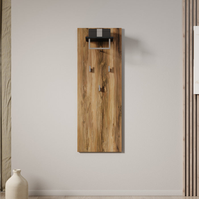 Meubella - Kapstok Linford - Donker eiken - 50 cm