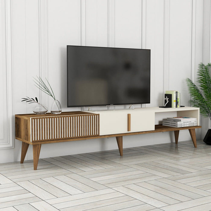 Giga Meubel - Tv-meubel Crème Hout - 180x35x40cm - Milan Alt