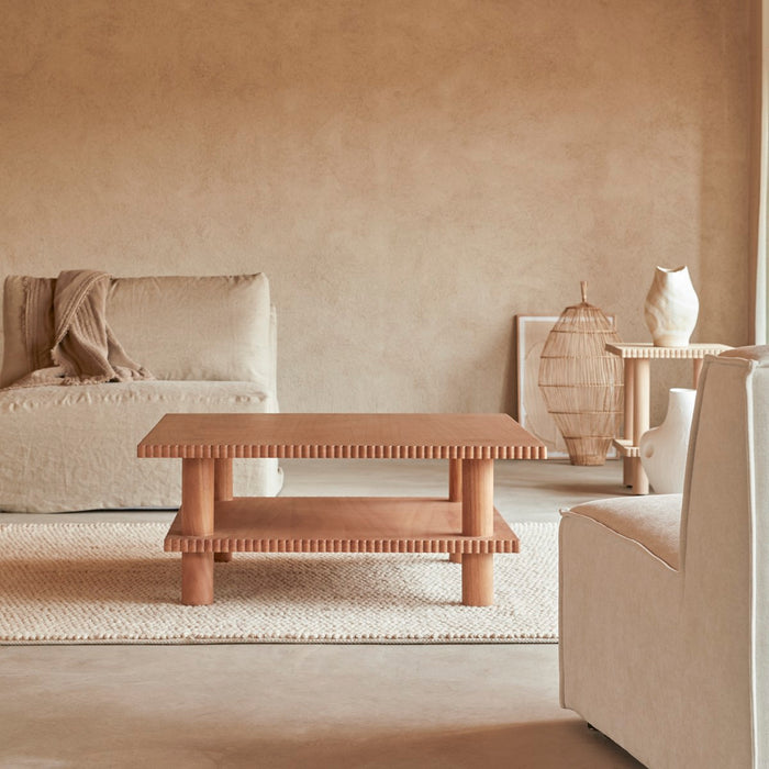 Tikamoon - Mindihouten salontafel 100 x 100 Mollie