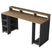 Giga Meubel - Bureau Walnoot|Antraciet Hout - 160x55x89,5cm - Aktas