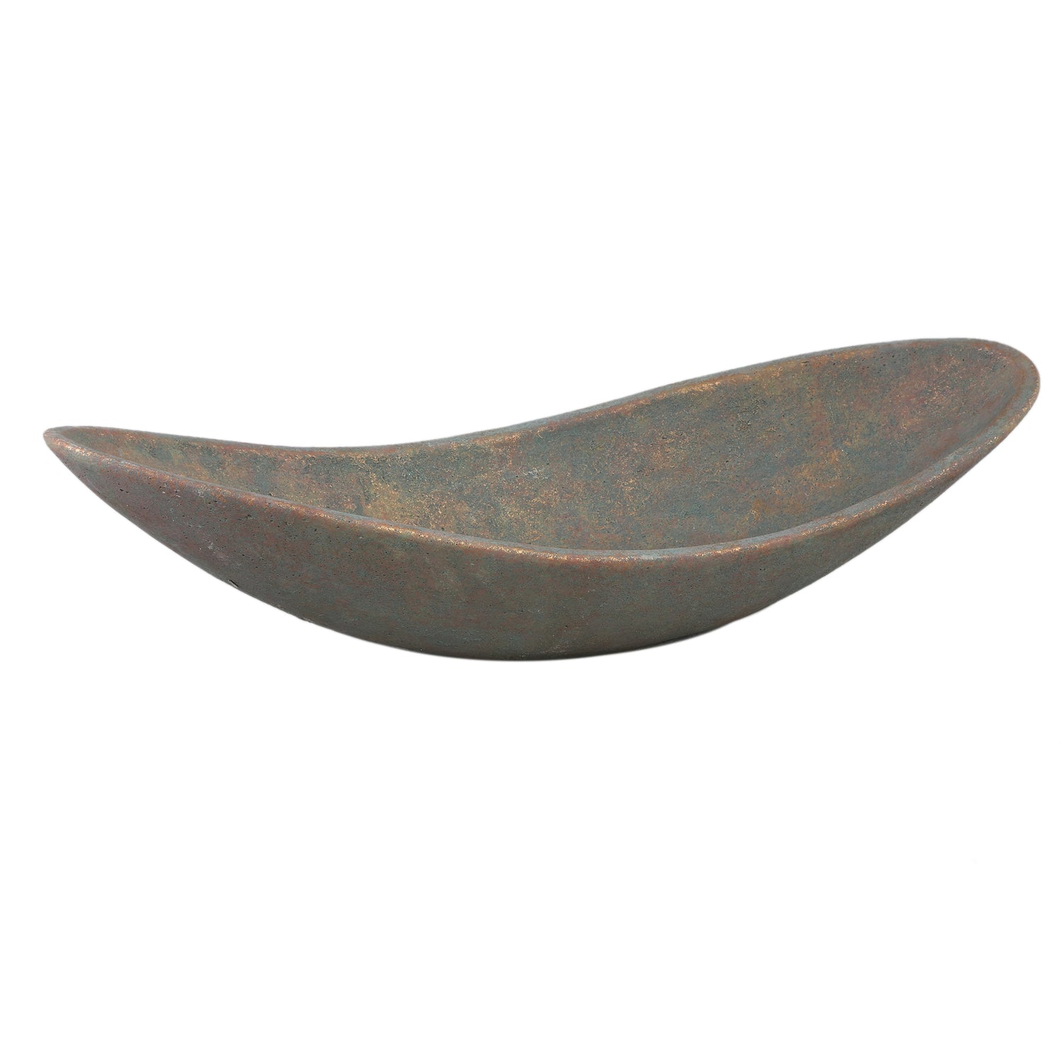 PTMD Dawer Grey Cement Bowl Organic Shape L