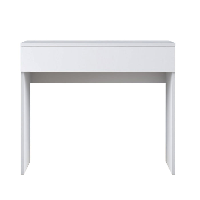 Giga Meubel - Make-Up Tafel - Wit Hout - 90x45x76,8cm - Bengisu