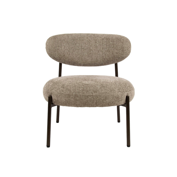 Giga Meubel - Fauteuil Zand Stof - Zithoogte 41cm - Round