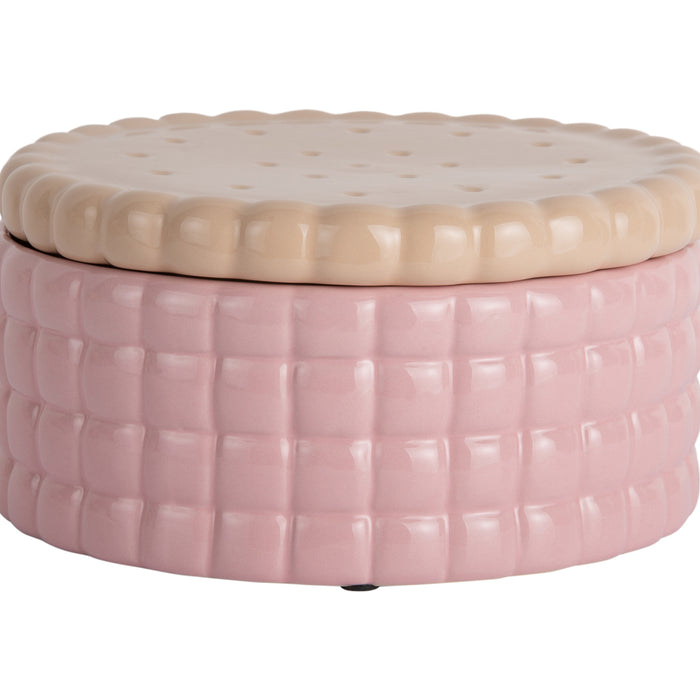 Present Time - Storage Jar Biscuit Box Large - Zacht roze
