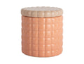 Present Time - Storage Jar Biscuit Box - Peach Orange