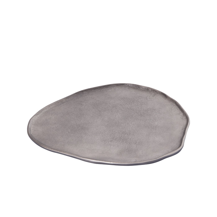 PTMD Kora Silver Casted Alu Organic Shaped Bowl L