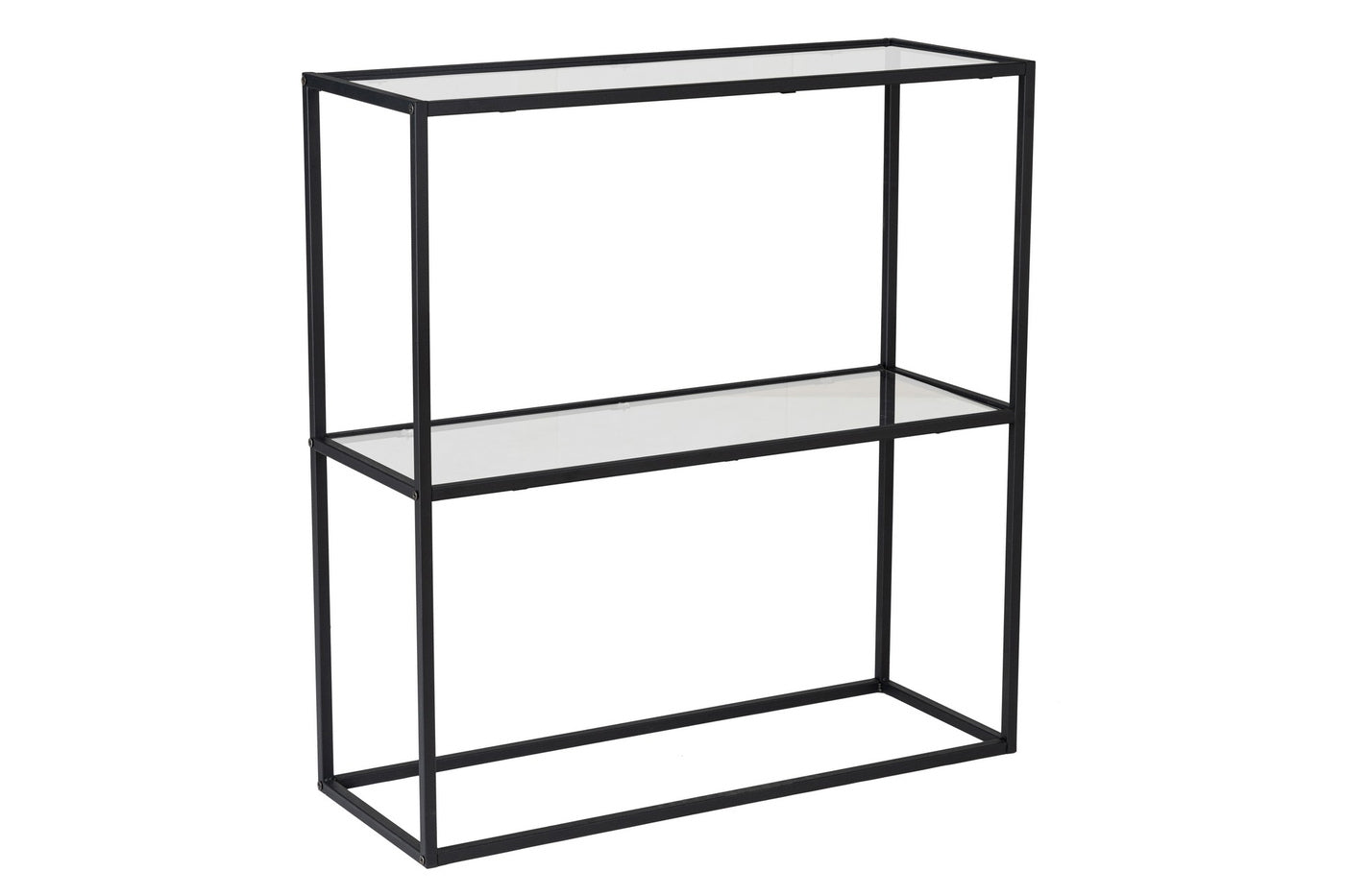 Giga Meubel - Sidetable Zwart Metaal - 80x30x85cm - Berra