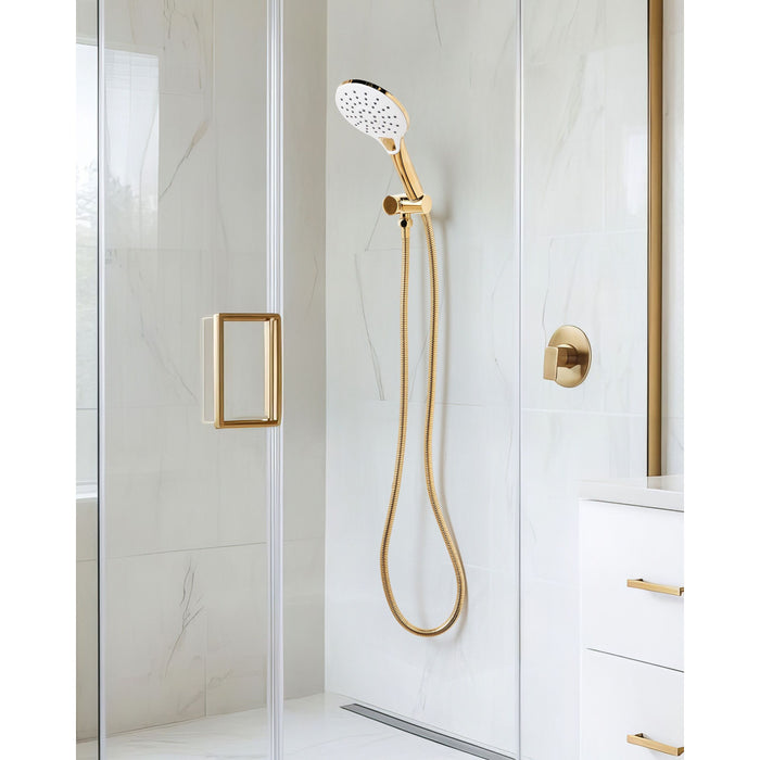 Beliani - IQUIRA - Douchekop met doucheslang - Goud - ABS kunststof