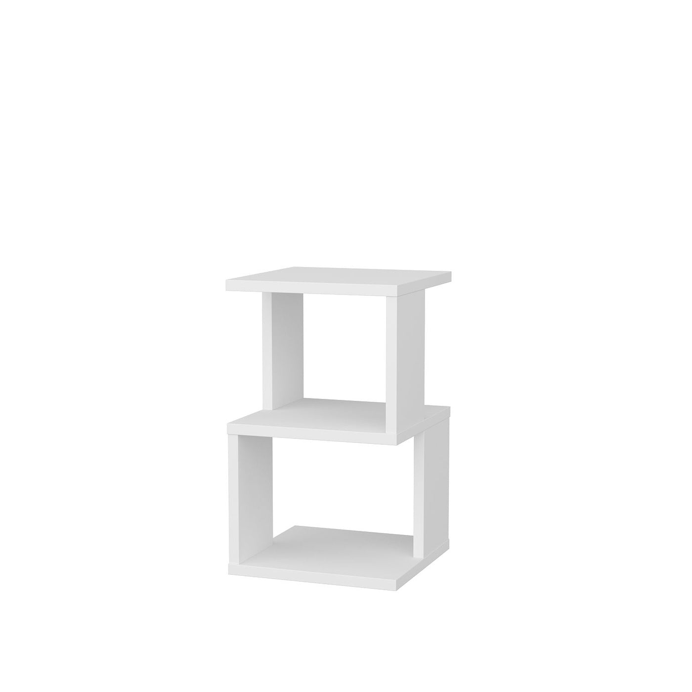 Giga Meubel - Nachtkastje Wit Hout - 29,6x30x49,4cm - Carter