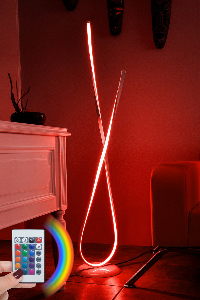 Giga Meubel - Vloerlamp Wit Aluminium - 25x25x120cm - Van Gogh