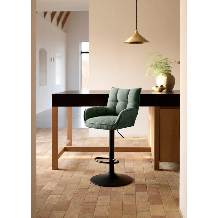Nordic Home - Janna verstelbare barstoel - groen