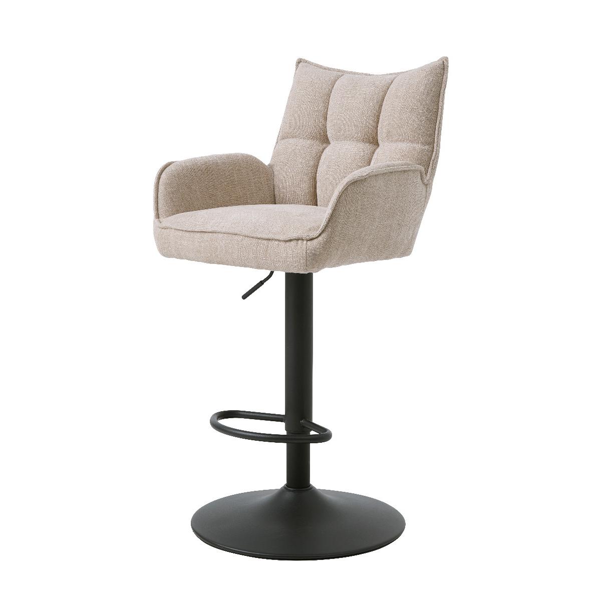 Nordic Home - Janna verstelbare barstoel - beige