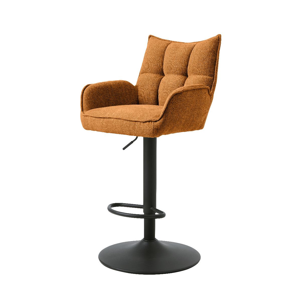 Nordic Home - Janna verstelbare barstoel - roestbruin