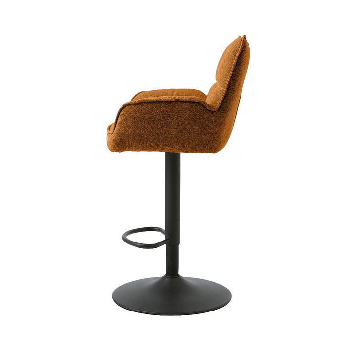 Nordic Home - Janna verstelbare barstoel - roestbruin