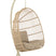 J-Line hangstoel Egga - metaal|koord - beige