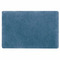 Spirella badkamer vloerkleed|tapijt - hoogpolig - blauw - 40 x 60 cm