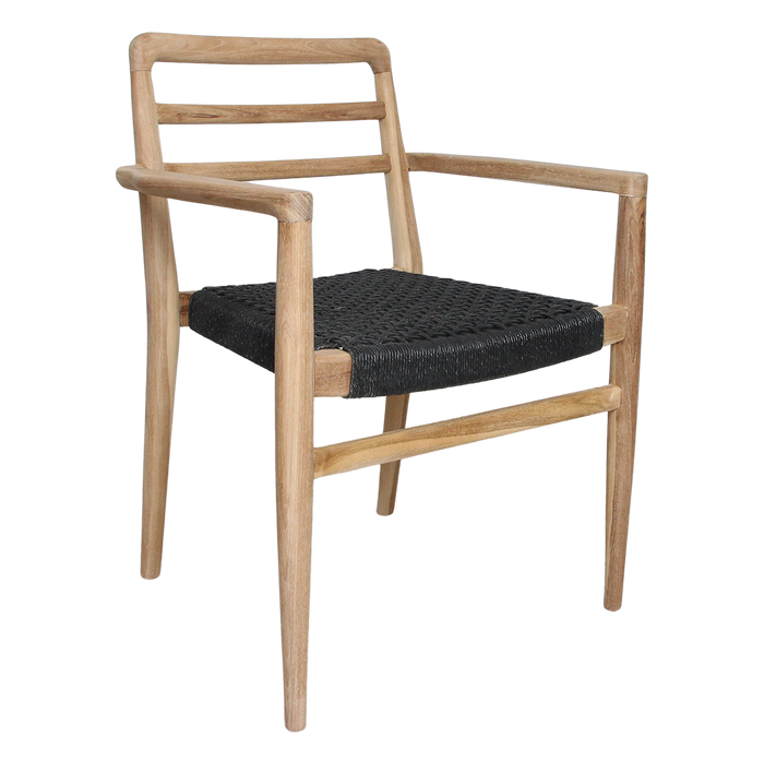 Raw Materials Verano tuinstoel met armleuning zwart