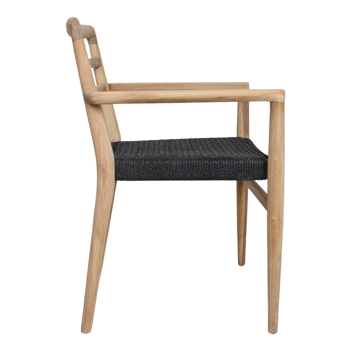 Raw Materials Verano tuinstoel met armleuning zwart