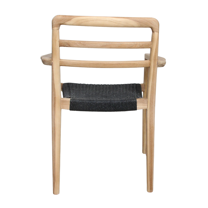 Raw Materials Verano tuinstoel met armleuning zwart