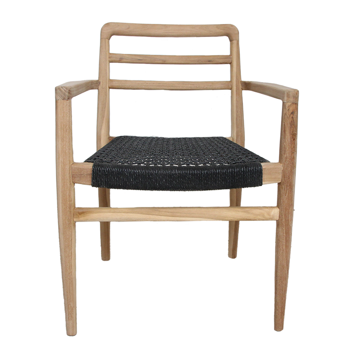 Raw Materials Verano tuinstoel met armleuning zwart