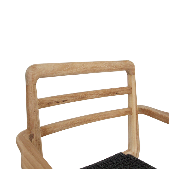 Raw Materials Verano tuinstoel met armleuning zwart