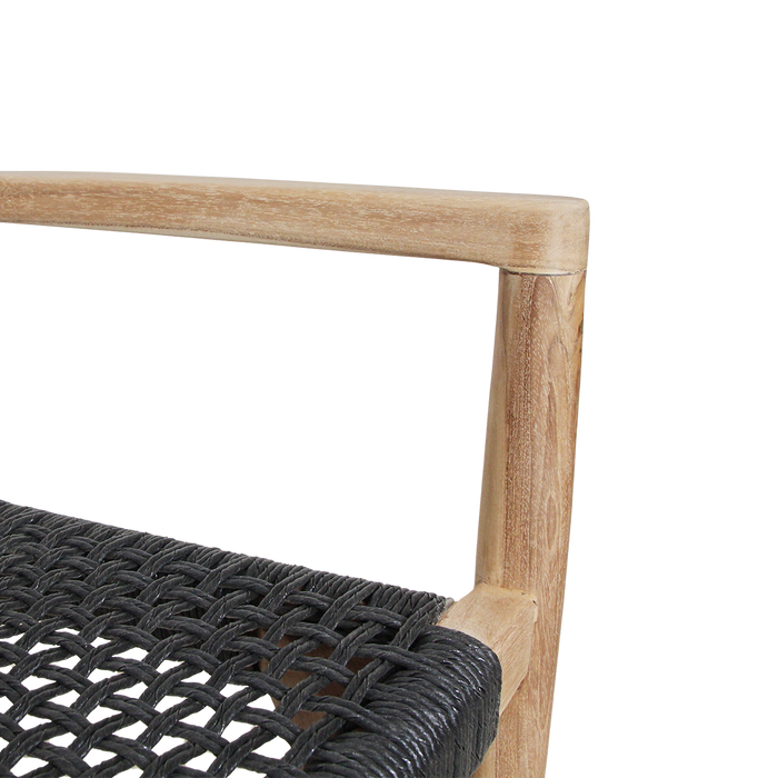 Raw Materials Verano tuinstoel met armleuning zwart