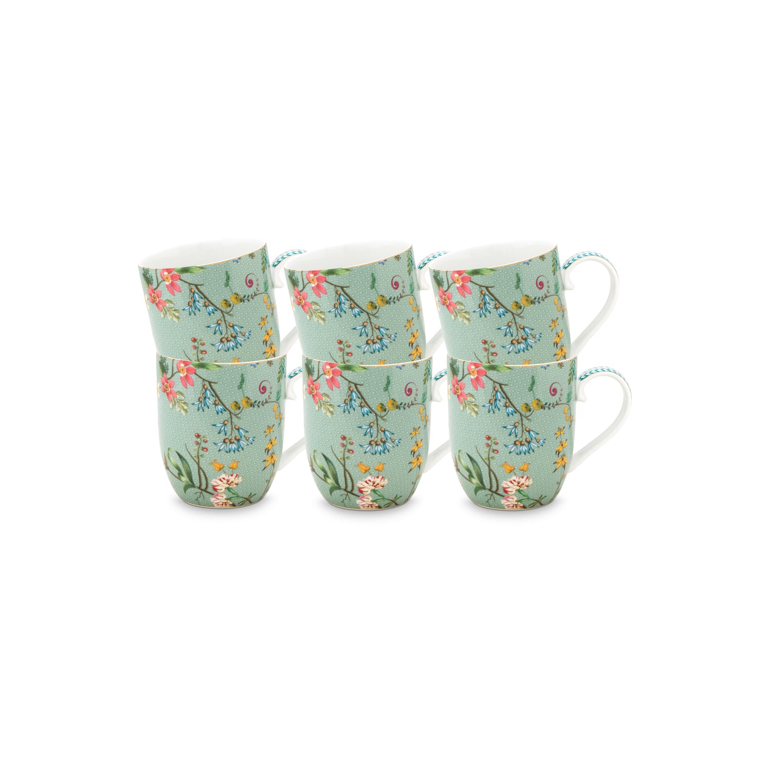 Pip Studio Jolie Mokken - Servies set van 6 - 200ml
